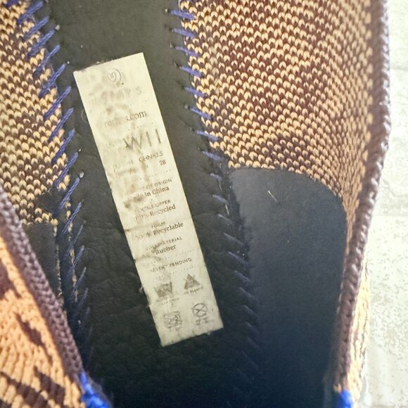 Rothys The Flat Animal Print Shoes Round Toe Eco Friendly Knit Comfort Sz 11 - Picture 7 of 8